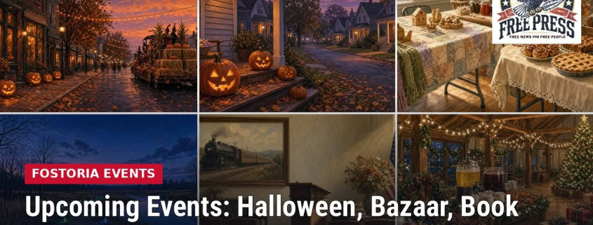 Fostoria News Fostoria community celebrating Halloween, holiday bazaar, and fall hikes.